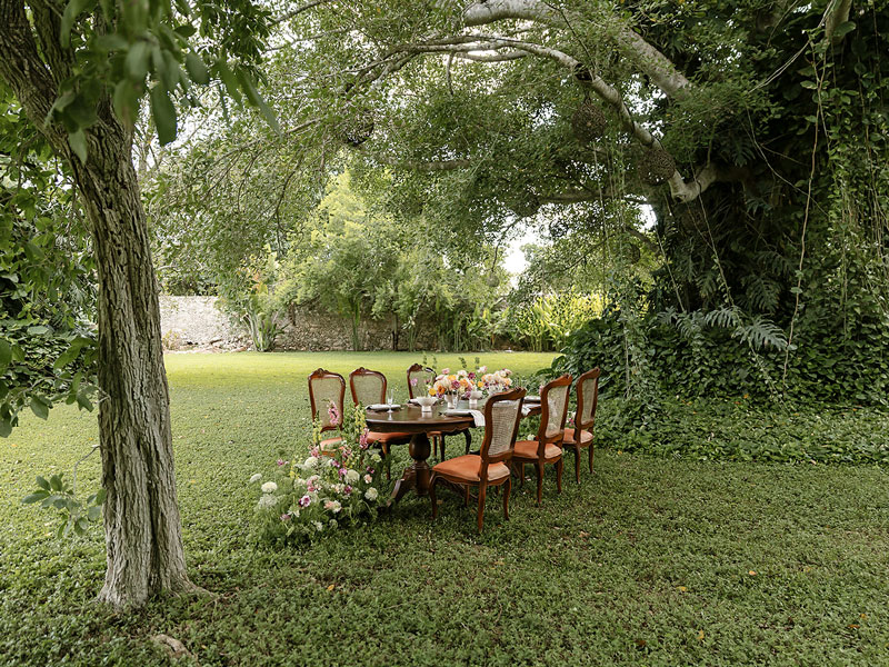 Jardines de Hacienda Yaxnic para bodas
